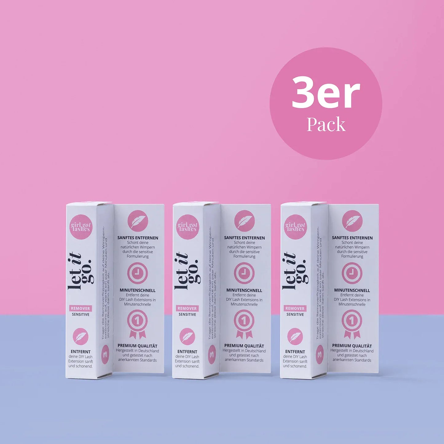 LET IT GO – Remover sensitive (3er Pack)