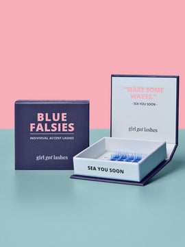 Blue Falsies - Accent Lashes