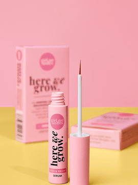 here we grow. LASH & BROW SERUM